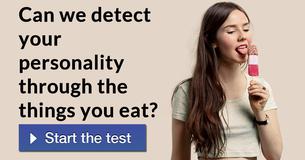 Can we detect your personality through the things you eat?