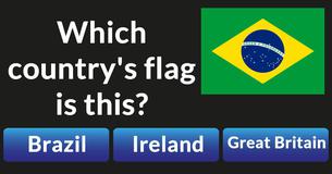 Can you identify these countries based on their flags?