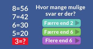 [Genitest] Hvor mange mulige svar er der?