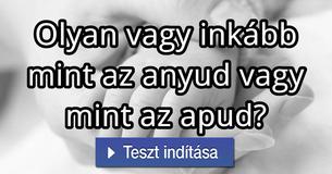 Olyan vagy inkább mint az anyud vagy mint az apud?
