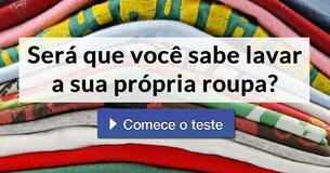 Será que você sabe lavar a sua própria roupa?