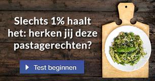 Slechts 1% haalt het: herken jij deze pastagerechten?