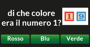 Quanto è buona la tua memoria? 