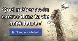 Quel métier as-tu exercé dans ta vie antérieure ?