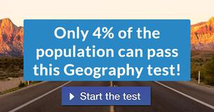Only 4% of the population can pass this Geography test! 
