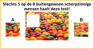 Slechts 1 op de 8 buitengewoon scherpzinnige mensen haalt deze test!