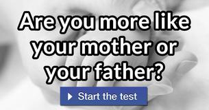 Are you more like your mother or your father?