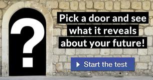 Pick a door and see what it reveals about your future!
