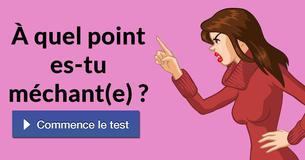 À quel point es-tu méchant(e) ?