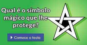 Qual é o símbolo mágico que lhe protege?
