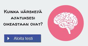 Kuinka härskejä ajatuksesi oikeastaan ovat?