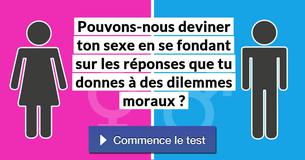 Pouvons-nous deviner ton sexe en se fondant sur les réponses que tu donnes à des dilemmes moraux ?