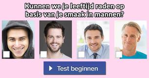 Kunnen we je leeftijd raden op basis van je smaak in mannen?