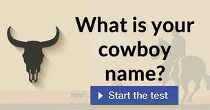 What is your cowboy name?