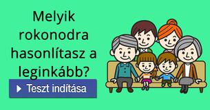 Melyik rokonodra hasonlítasz a leginkább? 