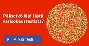 Pääsetkö läpi tästä värisokeustestistä?