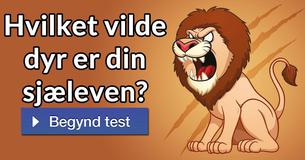 Hvilket vilde dyr er din sjæleven?