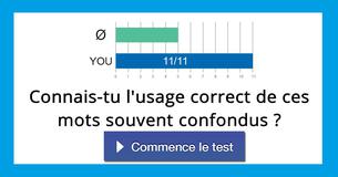Connais-tu l'usage correct de ces mots souvent confondus ?