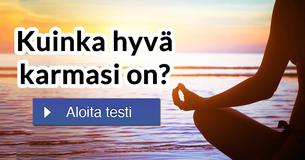 Kuinka hyvä karmasi on?