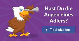 Hast Du die Augen eines Adlers?