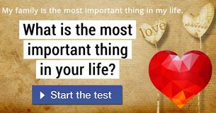 What is the most important thing in your life?
