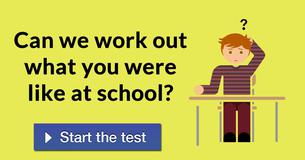 Can we work out what you were like at school?