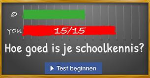 Hoe goed is je schoolkennis?