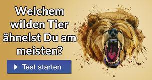 Welchem wilden Tier ähnelst Du am meisten?