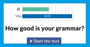 How good is your grammar?