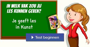 In welk vak zou jij les kunnen geven? 