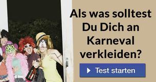 Als was solltest Du Dich an Karneval verkleiden?