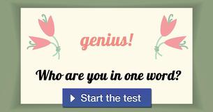Who are you in one word? 