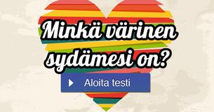 Minkä värinen sydämesi on?