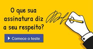 O que sua assinatura diz a seu respeito?