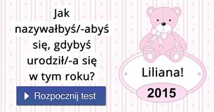 Jak nazywałbyś/-abyś się, gdybyś urodził/-a się w tym roku?