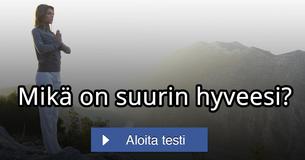 Mikä on suurin hyveesi?