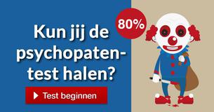 Kun jij de psychopaten- test halen?