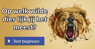 Op welk wilde dier lijk jij het meest?