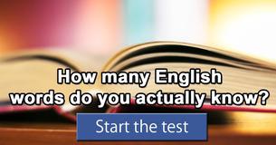 How many English words do you actually know?