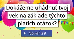 Dokážeme uhádnuť tvoj vek na základe týchto piatich otázok?