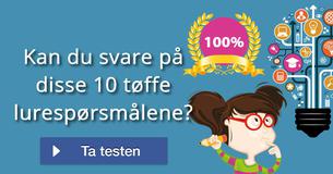 Kan du svare på disse 10 tøffe lurespørsmålene?