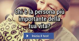 Chi è la persona più importante della tua vita?
