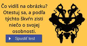 Čo vidíš na obrázku? Otestuj sa, a podľa týchto škvŕn zisti niečo o svojej osobnosti.