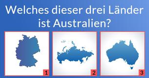 Wie viele Länder kannst Du allein an ihrem Umriss erkennen?