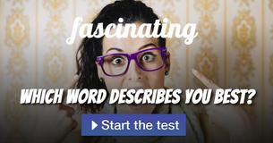 Which word describes you best?