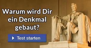 Warum wird Dir ein Denkmal gebaut?