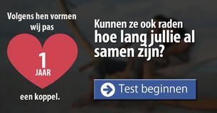 Kunnen wij raden hoe lang jullie al samen zijn?