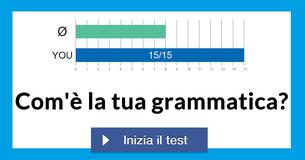 Com'è la tua grammatica? 