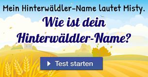 Wie ist dein Hinterwäldler-Name?