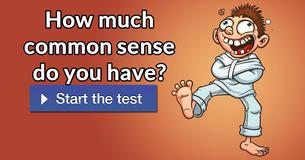 How much common sense do you have?
